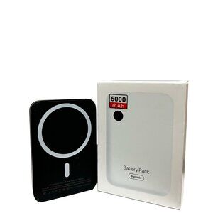 Black 5000mAh Magnetic Battery Pack(Not Apple Brand)